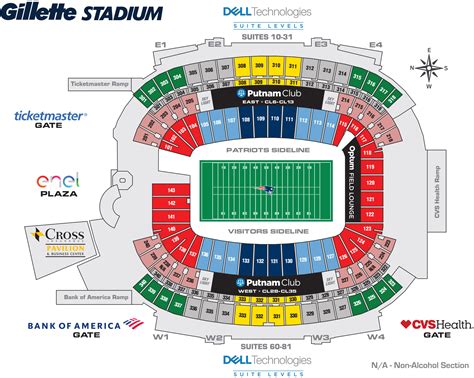 gillette stadium section 107|3d gillette stadium seating chart.